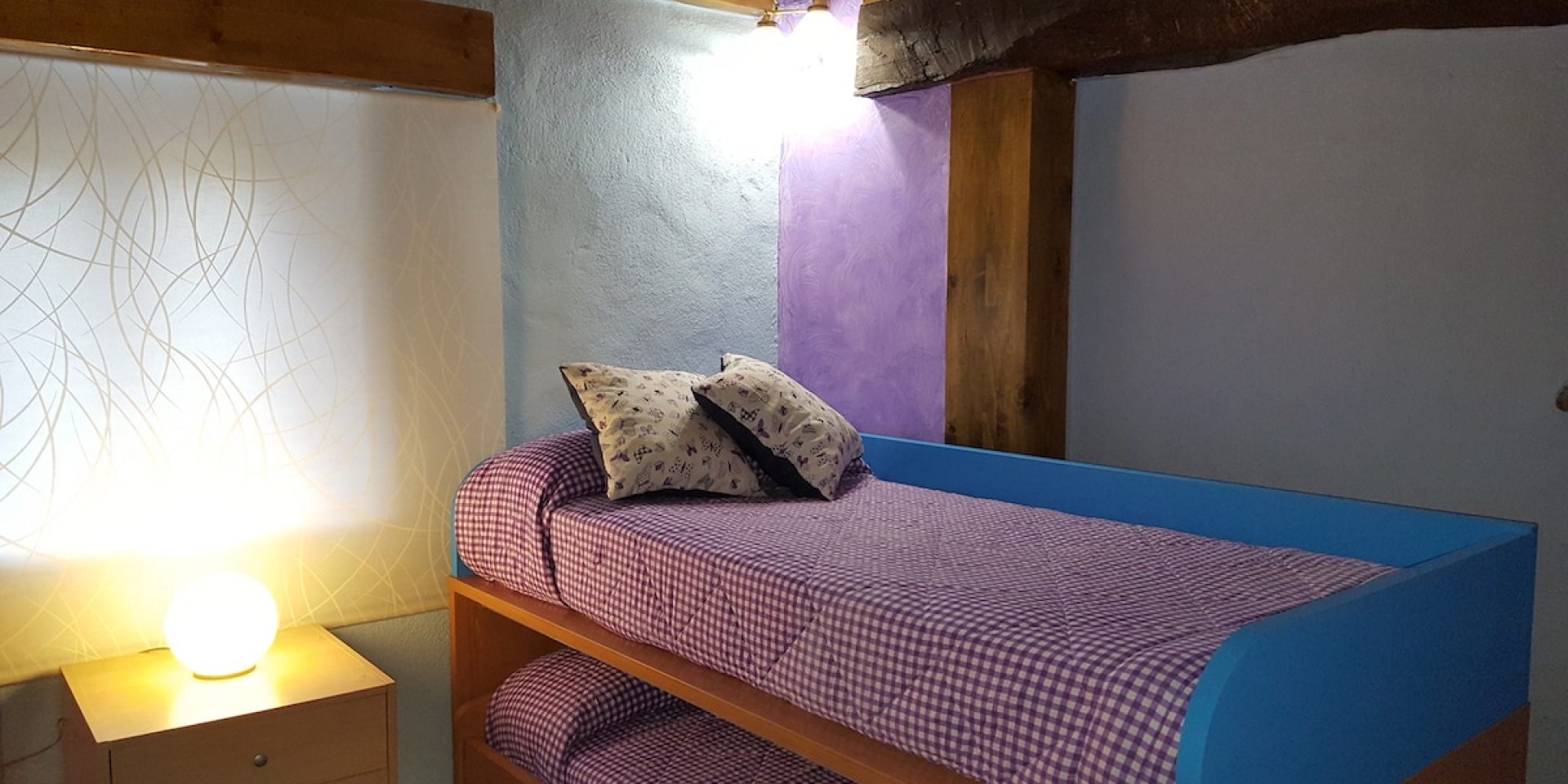 Dormitorio abuhardillado de La Plazuela